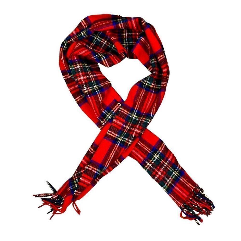 Johnston of Elgin The Scotch House Plaid Lambswool Scarf